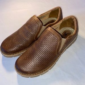 Børn “Sawyer” leather slip ons